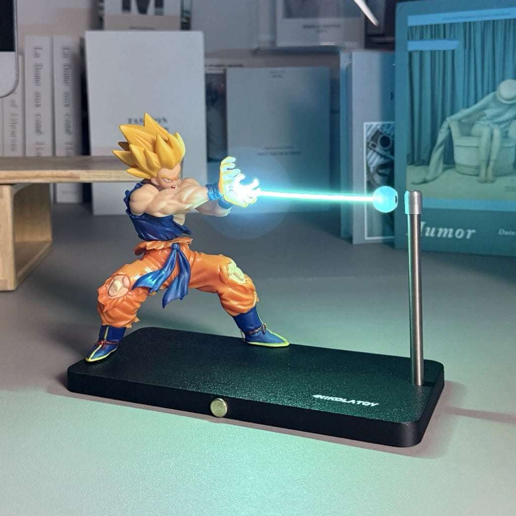 Dragon Ball Z - Inspired Goku Kamehameha Magnetic Atmosphere Lamp Model Decoration