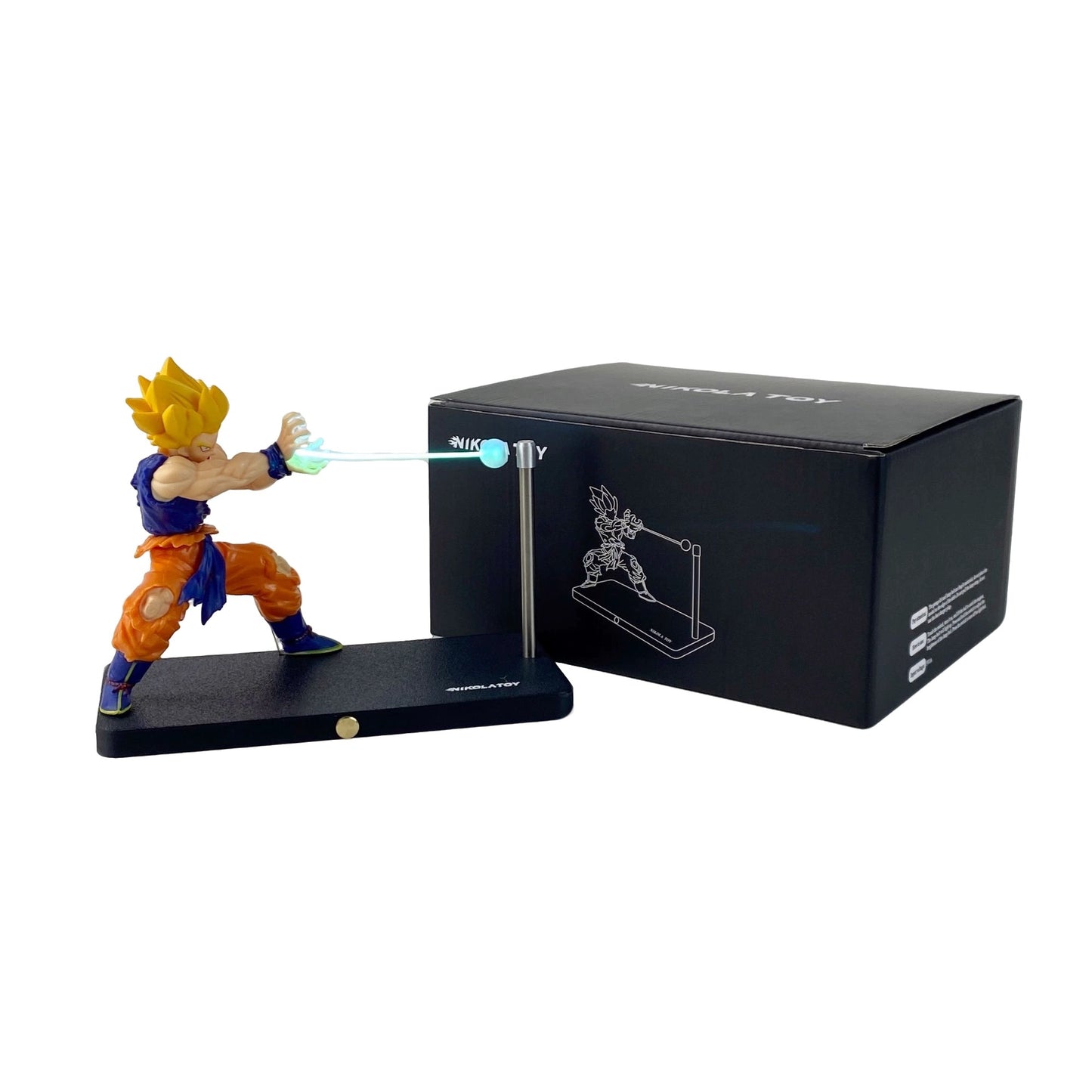 Dragon Ball Z - Inspired Goku Kamehameha Magnetic Atmosphere Lamp Model Decoration