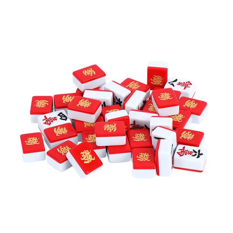 Popular Mahjong Set for All Ages, Multi-Player Entertainment, with Eye-Catching Tiles & Easy-to-Use Rules - Oriental Culture Shop