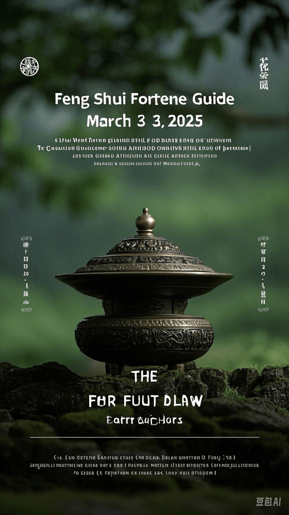 Feng Shui Fortune Guide for March 3, 2025 (the Fourth Day of the Second Lunar Month)