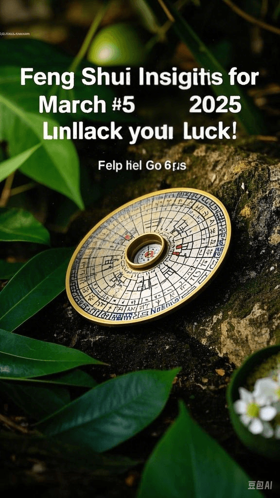 Feng Shui Insights for March 5, 2025 (Lunar Feb 6th): Unlock Your Luck!