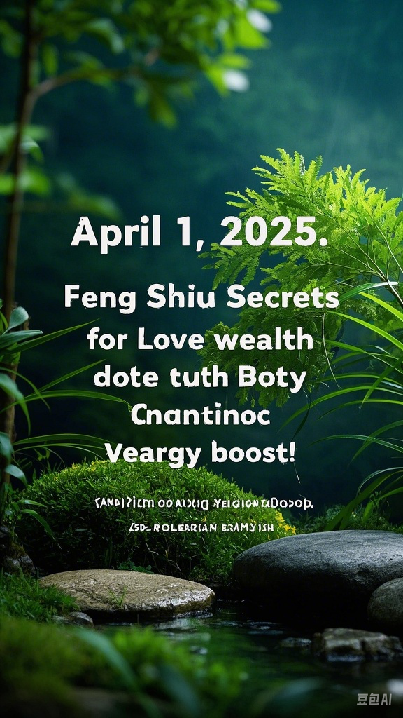 April 1, 2025: Feng Shui Secrets for Wealth, Love & Cosmic Energy Boost!