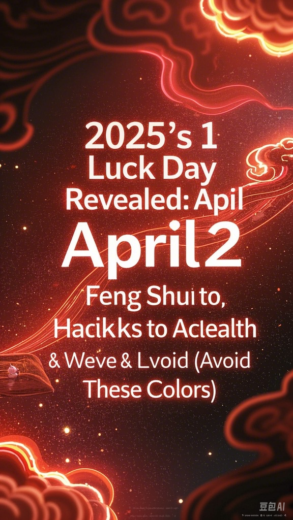 2025’s 1 Luck Day Revealed: April 2 Feng Shui Hacks to Activate Wealth & Love (Avoid These Colors!)