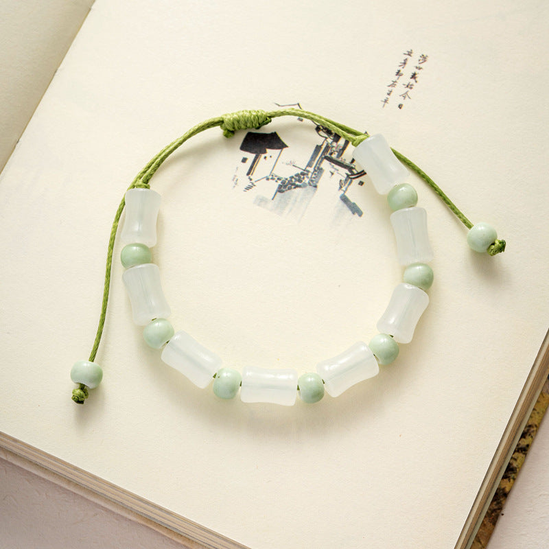 Handgefertigte Feng-Shui-Armbänder aus Keramik aus Jingdezhen – Glück bringender, stilvoller Schmuck