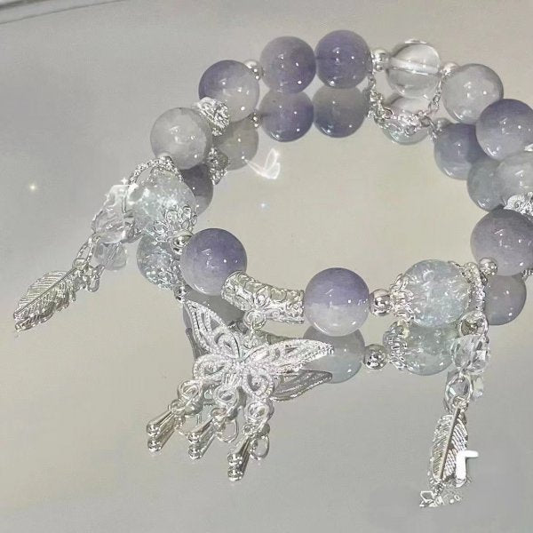 18K Gold Plated Silver Galaxy Star Charm Bracelet Galactic star - Oriental Culture Shop
