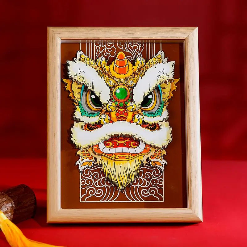 Chinese traditional paper carving handicrafts three-dimensional handwork Oriental Culture Shop