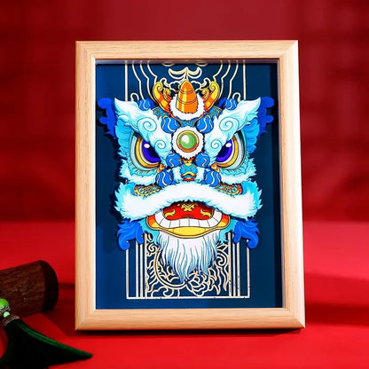 Chinese traditional paper carving handicrafts three-dimensional handwork Oriental Culture Shop