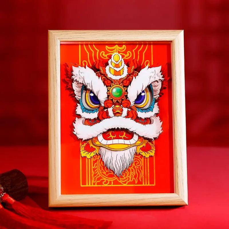 Chinese traditional paper carving handicrafts three-dimensional handwork - Oriental Culture Shop