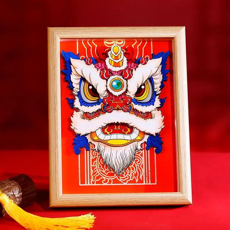 Chinese traditional paper carving handicrafts three-dimensional handwork - Oriental Culture Shop