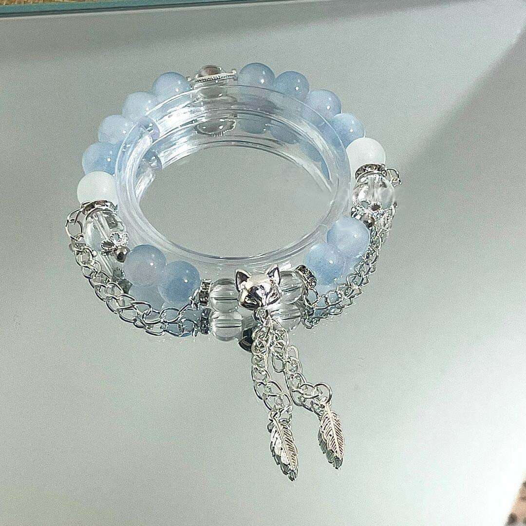 18K Gold Plated Silver Galaxy Star Charm Bracelet Galactic star - Oriental Culture Shop