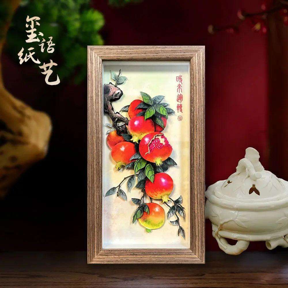 Chinese traditional paper carving handicrafts three-dimensional handwork - Oriental Culture Shop