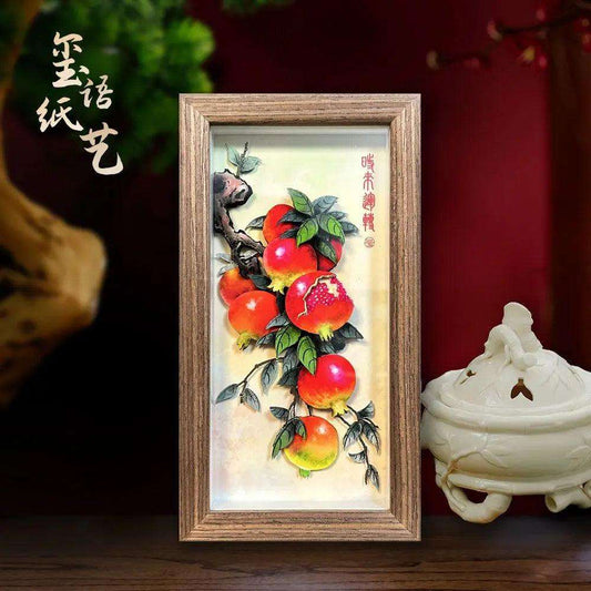 Chinese traditional paper carving handicrafts three-dimensional handwork - Oriental Culture Shop
