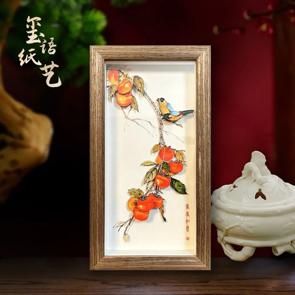 Chinese traditional paper carving handicrafts three-dimensional handwork China Shop