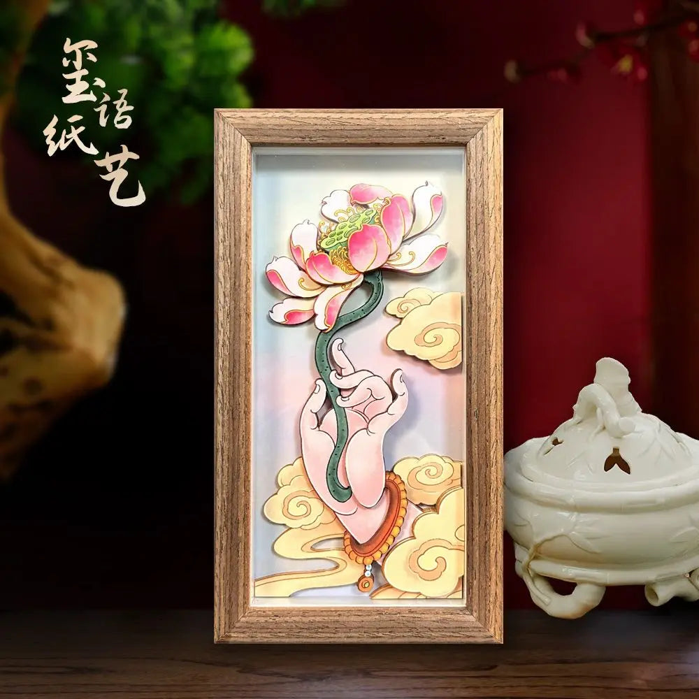 Chinese traditional paper carving handicrafts three-dimensional handwork China Shop