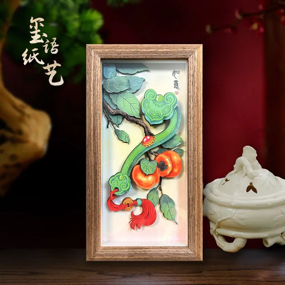 Chinese traditional paper carving handicrafts three-dimensional handwork China Shop