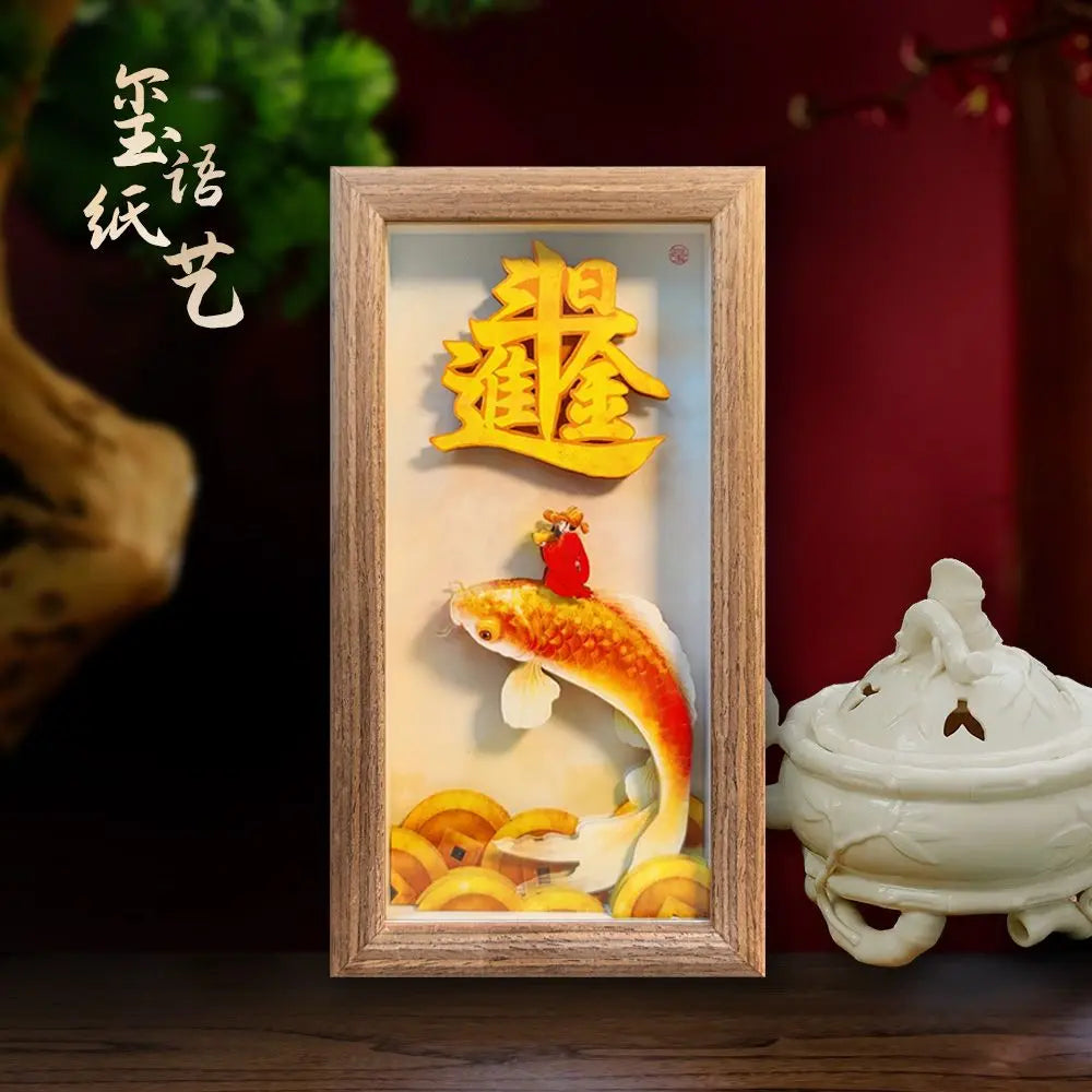 Chinese traditional paper carving handicrafts three-dimensional handwork China Shop