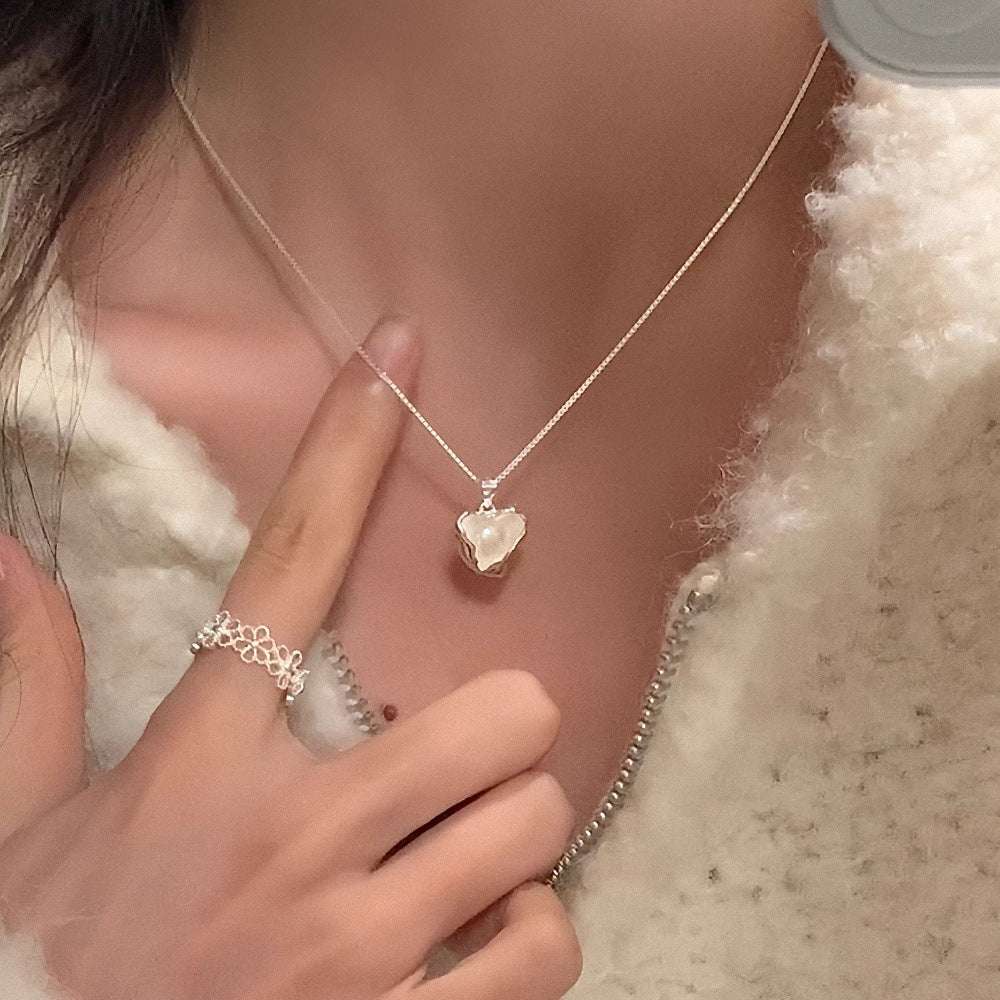 925 Silver Handmade Necklaces: Pearl & Lockbone Styles for Gifts, Couples & Good Luck