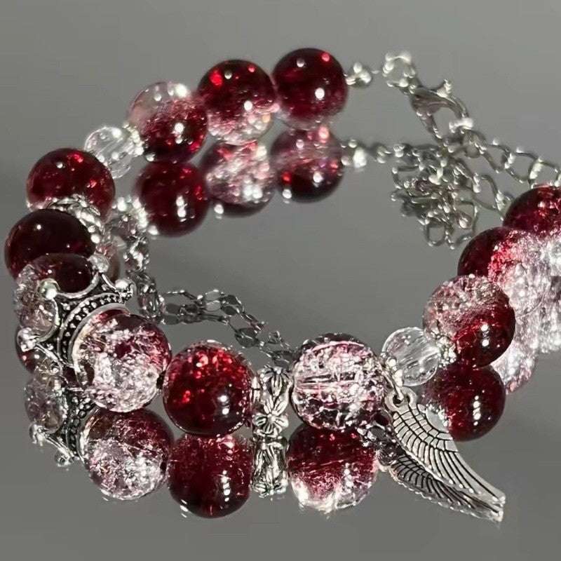 18K Gold Plated Silver Galaxy Star Charm Bracelet Galactic star - Oriental Culture Shop