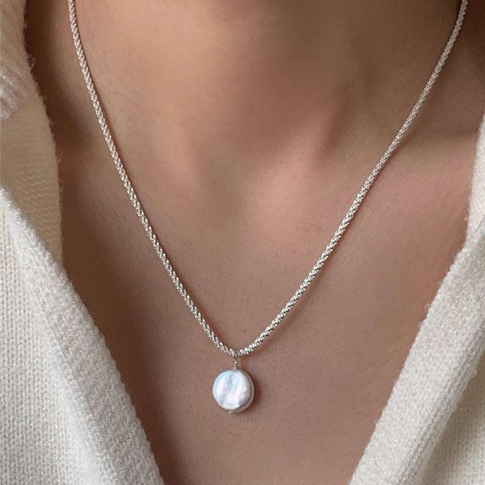 925 Silver Handmade Necklaces: Pearl & Lockbone Styles for Gifts, Couples & Good Luck