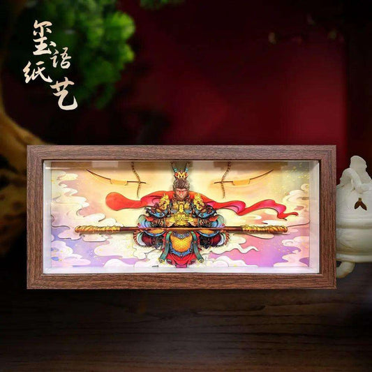 Paper carving Hand-cut art 3D three-dimensional decoration - Oriental Culture Shop