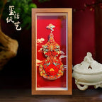 Paper carving Hand-cut art 3D three-dimensional decoration - Oriental Culture Shop