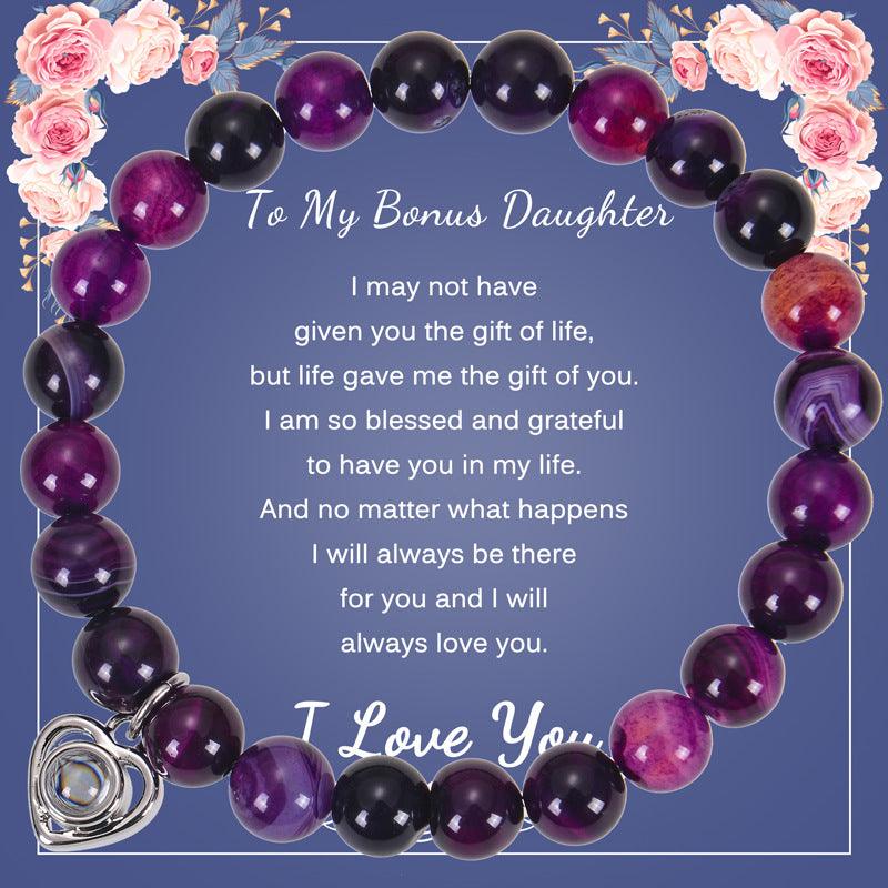 Bracelet, Say I Love You in one hundred languages, projection ore handmade, for moms, wives, daughters, sisters, etc. - Oriental Culture Shop