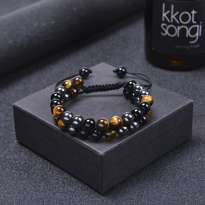 Hot selling natural tiger eye bracelet - natural healing, enhance sports cells, increase physical fitness. Oriental Culture Shop