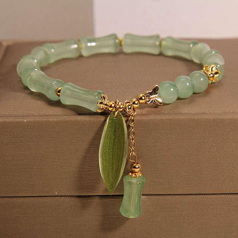 The Swaying Bamboo | A Jade Bracelet with Five - Element Power, a Lucky Charm for Fire - Element People