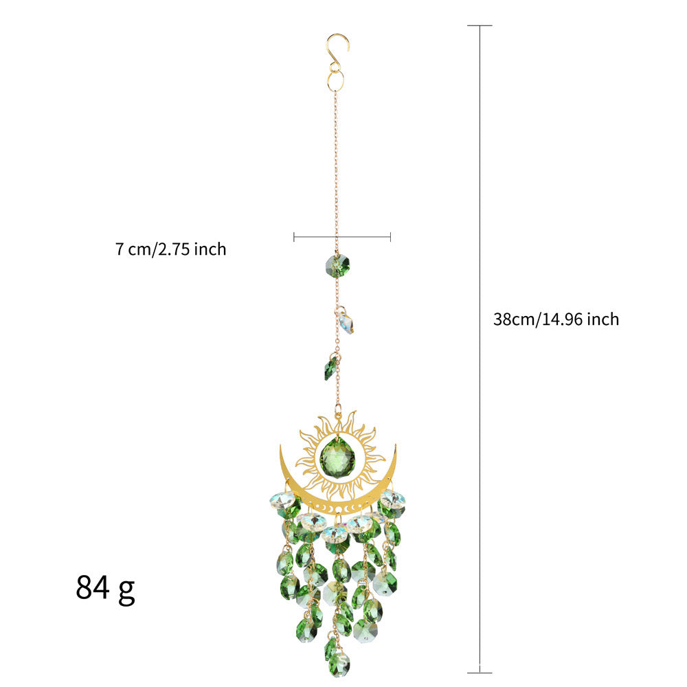 Shimmering Crystal Dreamcatcher Sun Catcher Hanging Decoration for Couples - Oriental Culture Shop