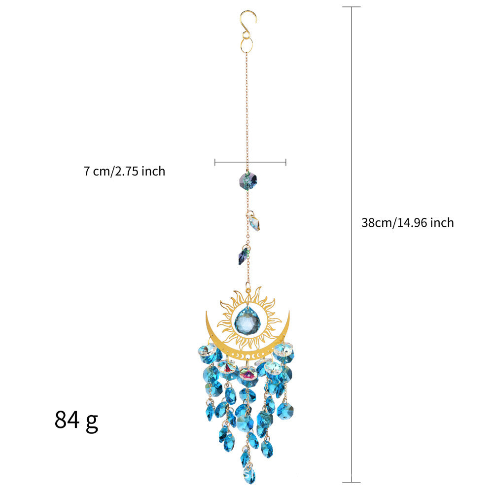 Shimmering Crystal Dreamcatcher Sun Catcher Hanging Decoration for Couples - Oriental Culture Shop