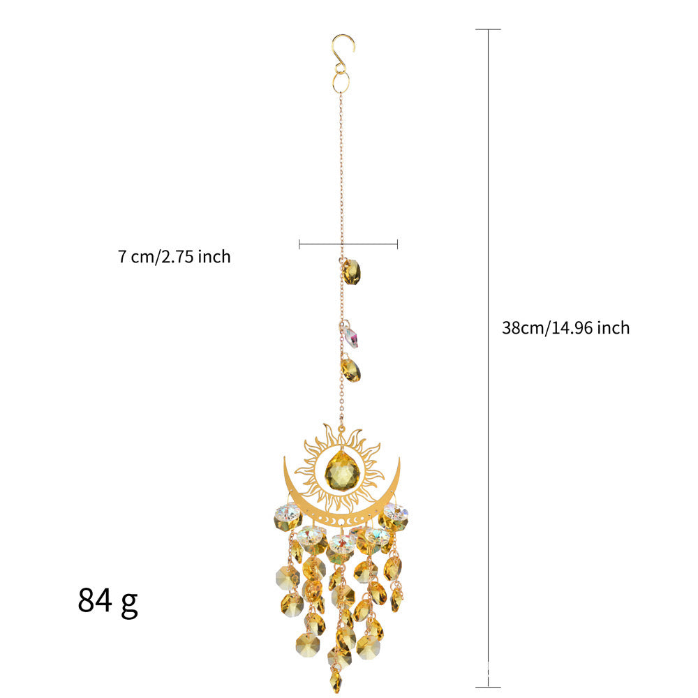 Shimmering Crystal Dreamcatcher Sun Catcher Hanging Decoration for Couples - Oriental Culture Shop