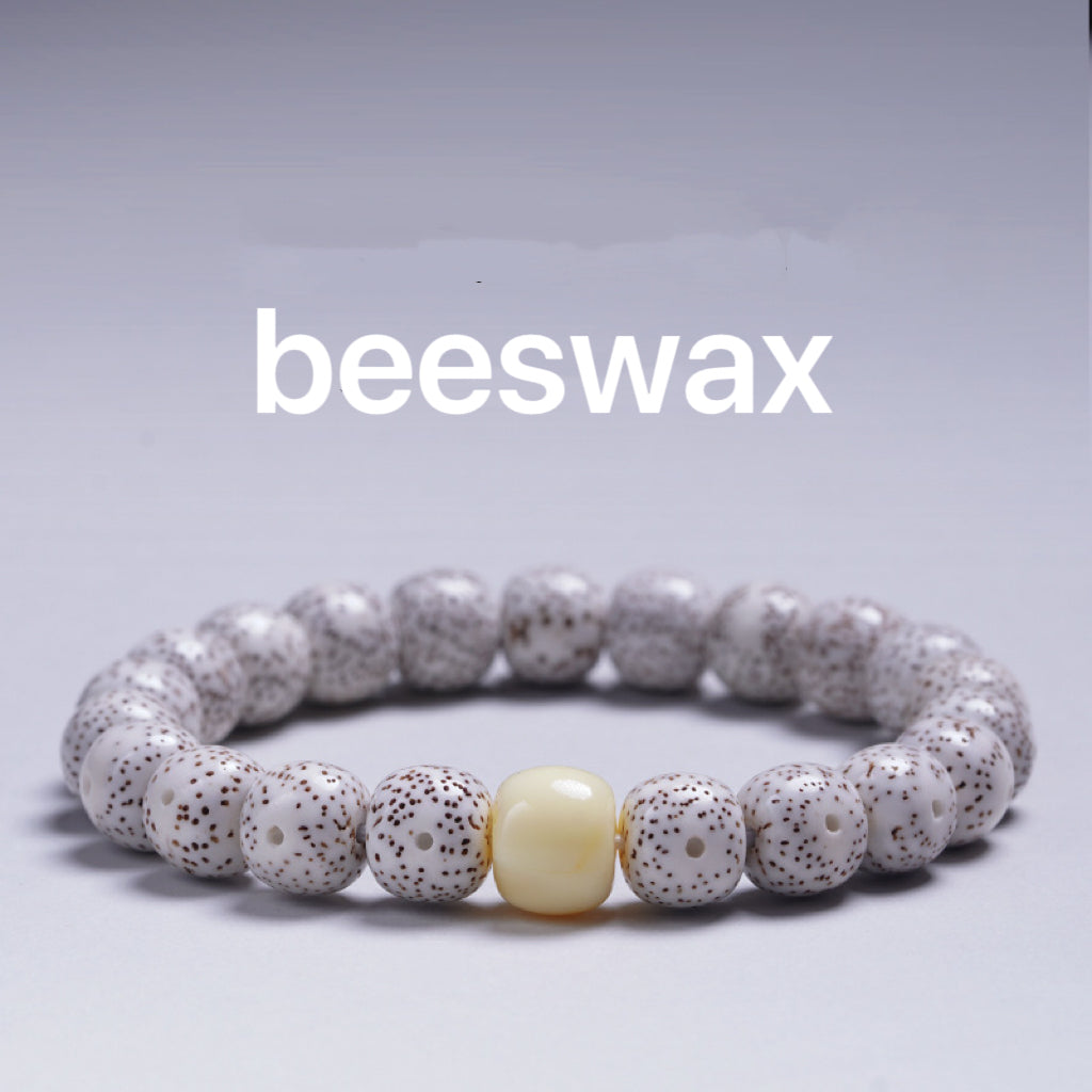 Handmade Bracelet Feng Shui Wealth Lucky Charm Spiritual Energy Crystal Protection Amulet Clear Moon, Sparse Stars, Large Blank Space, Unisex Buddhist Bead Jewelry - Oriental Culture Shop