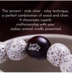 Handmade Bracelet Feng Shui Wealth Lucky Charm Spiritual Energy Crystal Protection Amulet Clear Moon, Sparse Stars, Large Blank Space, Unisex Buddhist Bead Jewelry - Oriental Culture Shop