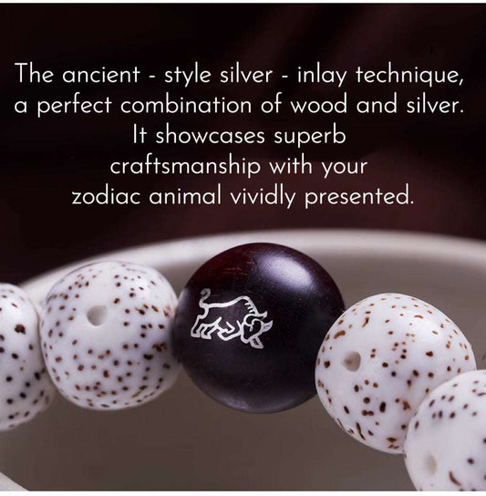 Handmade Bracelet Feng Shui Wealth Lucky Charm Spiritual Energy Crystal Protection Amulet Clear Moon, Sparse Stars, Large Blank Space, Unisex Buddhist Bead Jewelry - Oriental Culture Shop