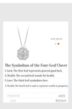 Double-Way Clover & Heart Necklace for girls Women – Convertible Elegance S925 Sterling Silver 🌟 - Oriental Culture Shop