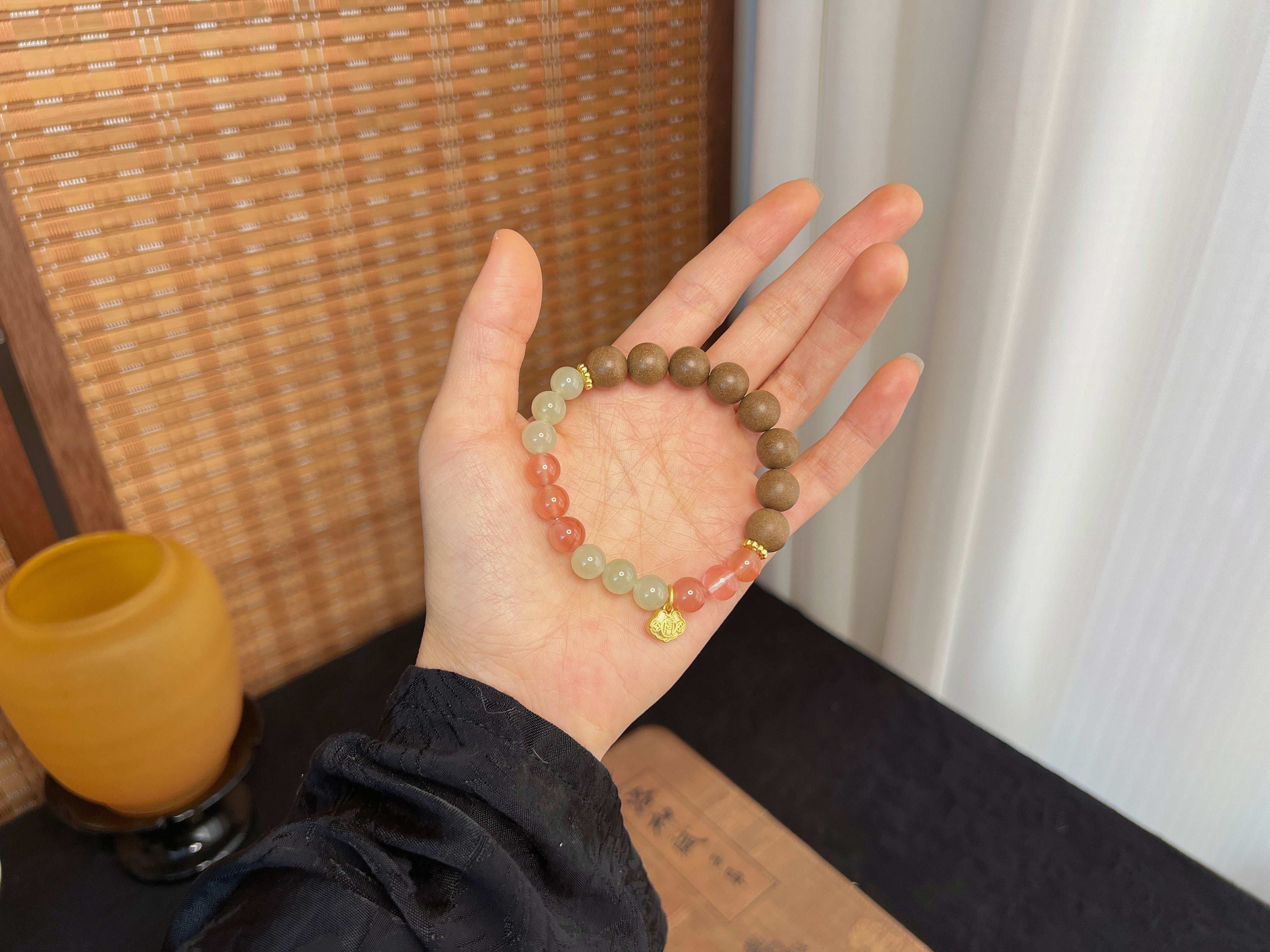 Trending Handmade Chinese Herbal Incense Bead Bracelet – Natural Aromatherapy, Stress Relief & Boho Fashion Accessory - Oriental Culture Shop