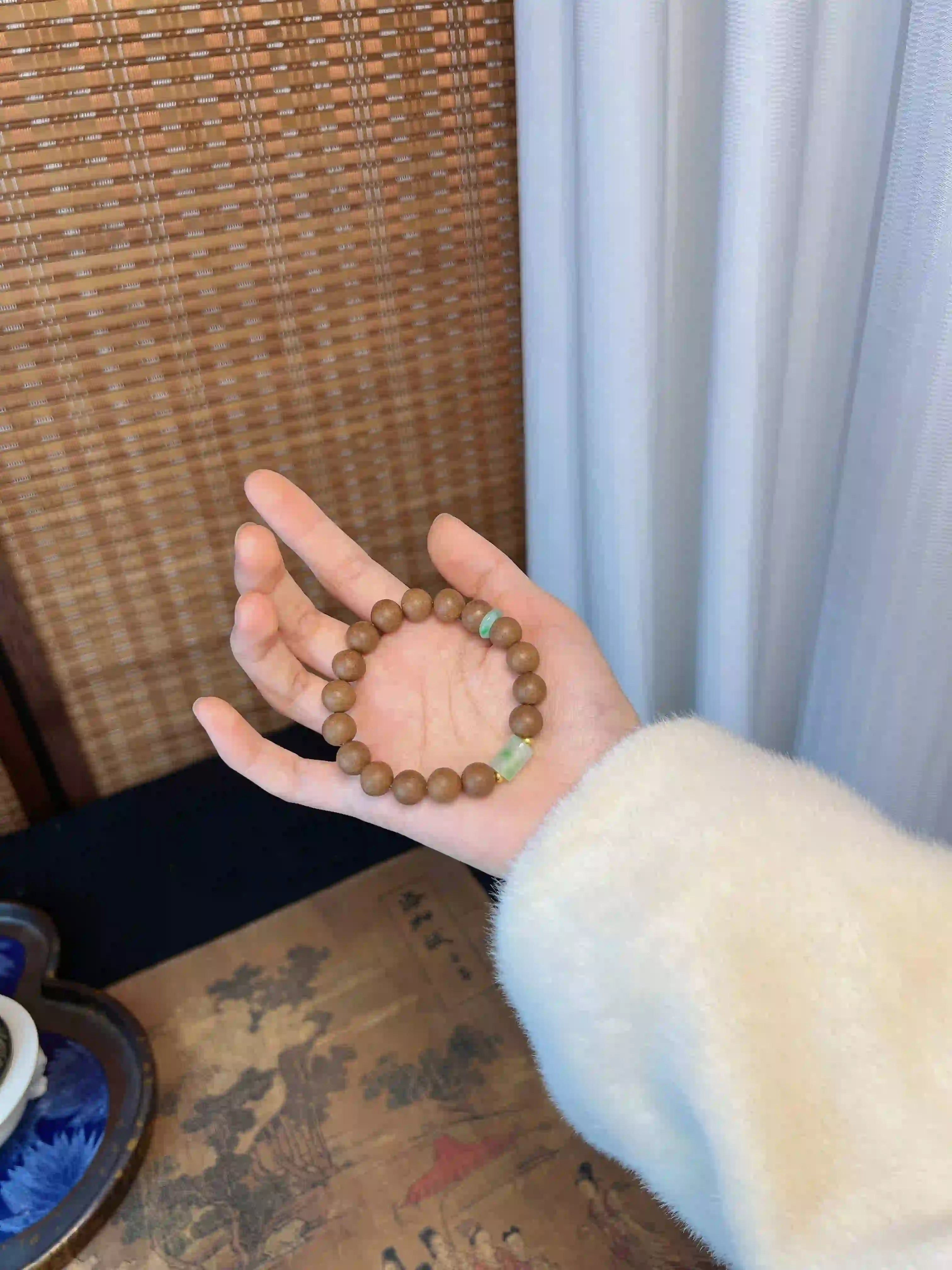 Trending Handmade Chinese Herbal Incense Bead Bracelet – Natural Aromatherapy, Stress Relief & Boho Fashion Accessory