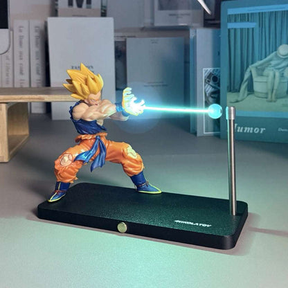 Dragon Ball Z - Inspired Goku Kamehameha Magnetic Atmosphere Lamp Model Decoration