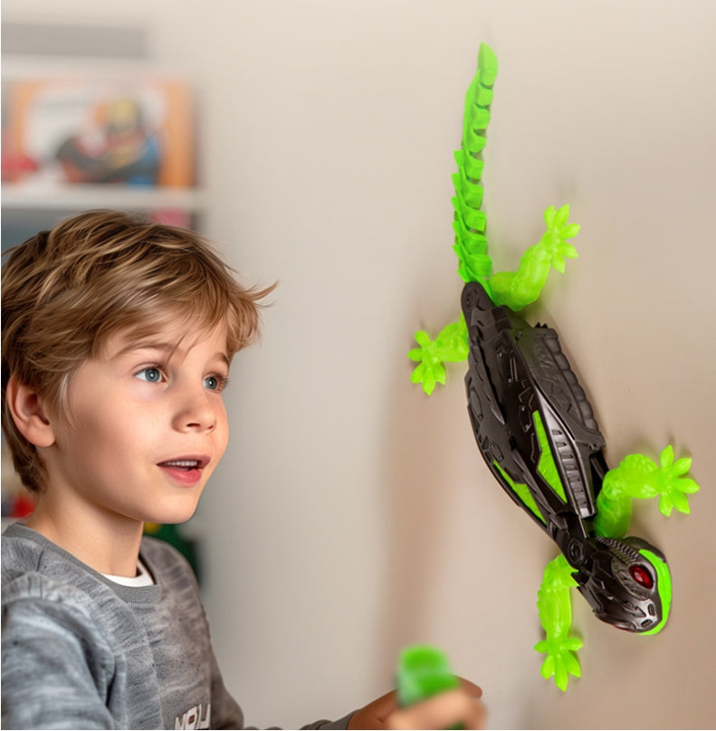 Hot-Selling Intelligent Electric Remote Control Bionic Wall-Climbing Gecko Toy for Boys and Girls