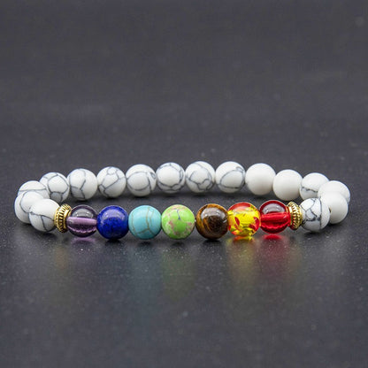 Colorful natural volcano handmade beaded natural tiger eye stone bracelet, which contains the properties of fire and earth Oriental Culture Shop