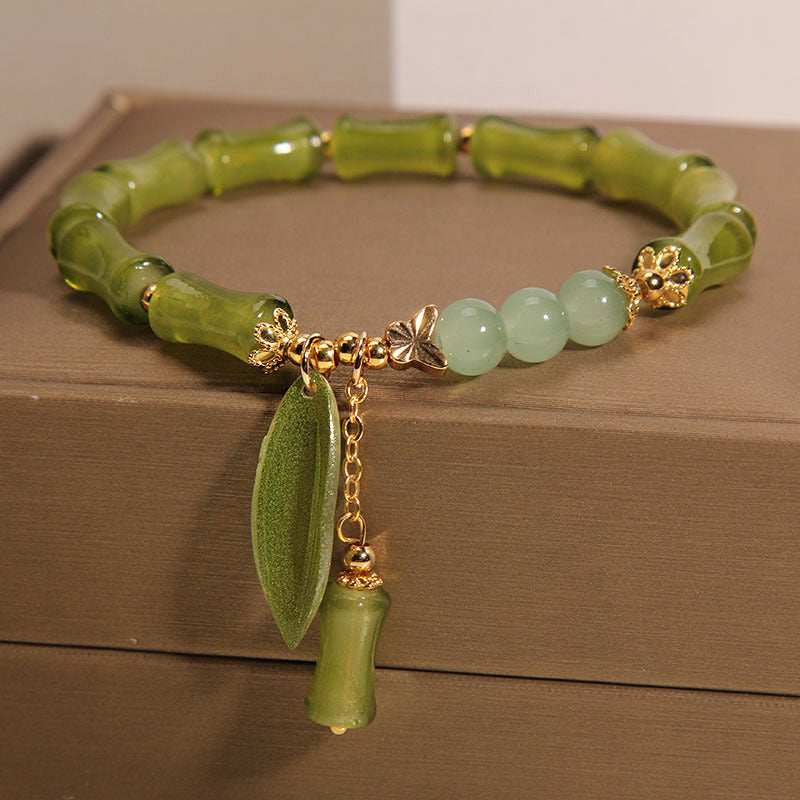 The Swaying Bamboo | A Jade Bracelet with Five - Element Power, a Lucky Charm for Fire - Element People