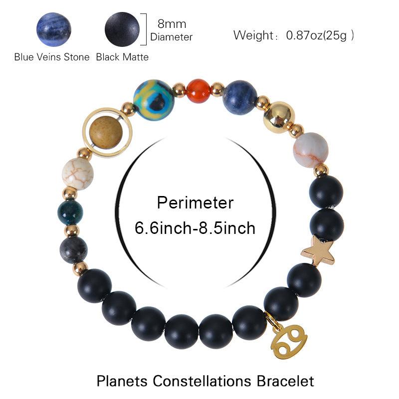 Astrological Healing Bracelet of Eight Planets and Twelve Zodiac Signs with Power-Enhancing Energy - Oriental Culture Shop