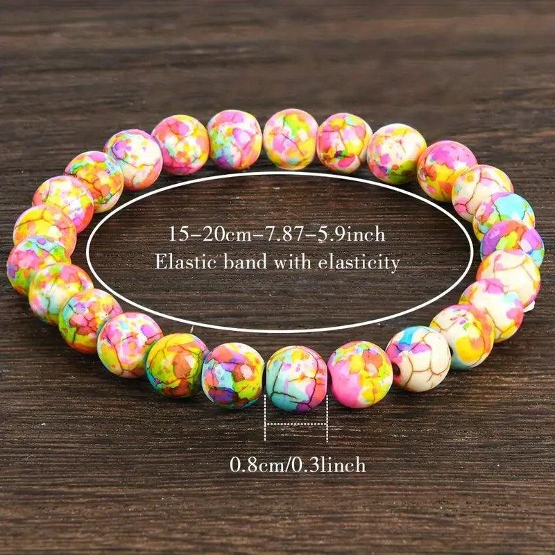 Handmade Bracelet Feng Shui Wealth Lucky Charm Spiritual Energy Crystal Protection Amulet Good Fortune Zodiac Bead , healing function! Feng Shui recommended. turquoise , suitable for water life style and fire life style - Oriental Culture Shop