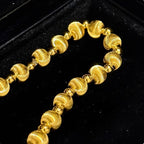 Cat's Eye Gold Adjustable Bracelet - Meaningful Gift for Her with Lucky Clover & Stress-Relief Benefits - Oriental Culture Shop