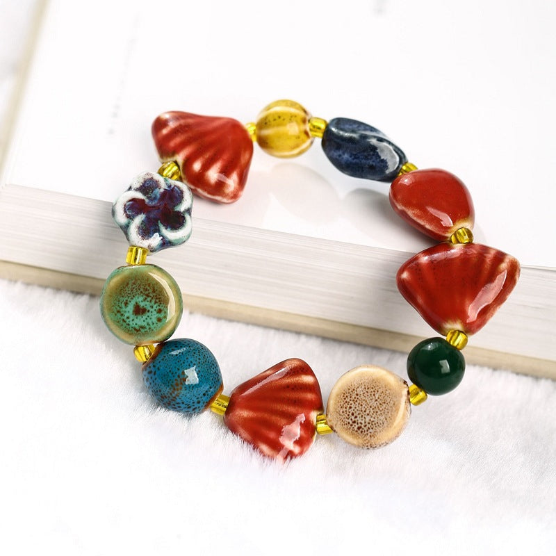 Handgefertigte Feng-Shui-Armbänder aus Keramik aus Jingdezhen – Glück bringender, stilvoller Schmuck