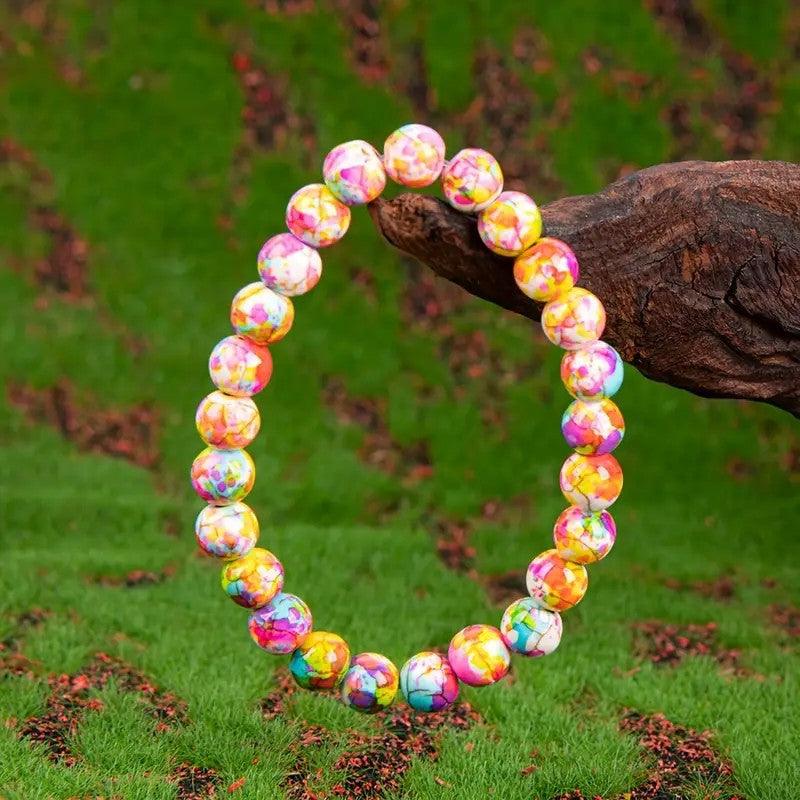 Handmade Bracelet Feng Shui Wealth Lucky Charm Spiritual Energy Crystal Protection Amulet Good Fortune Zodiac Bead , healing function! Feng Shui recommended. turquoise , suitable for water life style and fire life style - Oriental Culture Shop