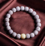 Handmade Bracelet Feng Shui Wealth Lucky Charm Spiritual Energy Crystal Protection Amulet Clear Moon, Sparse Stars, Large Blank Space, Unisex Buddhist Bead Jewelry - Oriental Culture Shop
