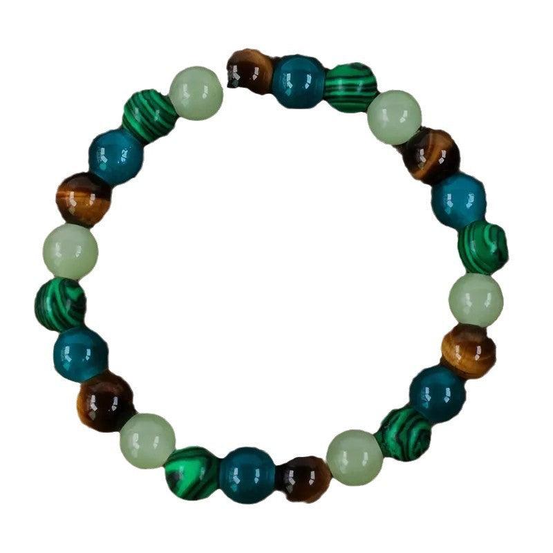 Handmade Bracelet Feng Shui Wealth Lucky Charm Spiritual Energy Crystal Protection Amulet Good Fortune Zodiac Bead , healing function! Feng Shui recommended.for fire life style and woodr life style - Oriental Culture Shop