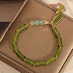 The Swaying Bamboo | A Jade Bracelet with Five - Element Power, a Lucky Charm for Fire - Element People