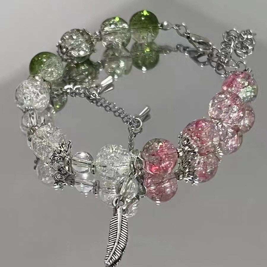 18K Gold Plated Silver Galaxy Star Charm Bracelet Galactic star - Oriental Culture Shop